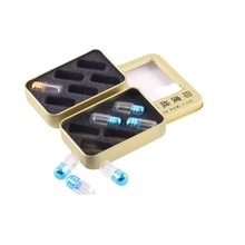 （不含胶囊）超级今蓝铁盒现货印度战神半开窗金色铁罐可印图案