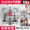 304 stainless steel triangle monolayer Free punch double-deck Angle basket Shower Room Bathroom Corner Storage Shelf Wall hanging