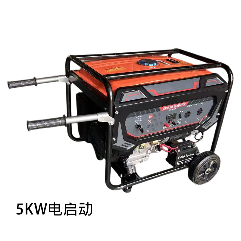 Gasoline generator 3KW5KW6KW220V European standard 110V American standard hand start/electric start small portable type