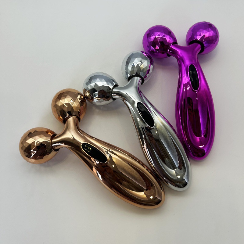 3D滚轮脸部提拉紧致V脸神器滚轮去法令纹面部V脸双下巴美容按摩仪