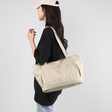 大容量帆布包托特包女士单肩手提包女士大包通勤包时尚大包包潮