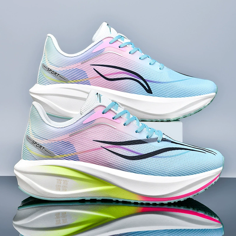 Кроссовки Feidian 5 с карбоновой пластиной для выпускного экзамена по физической культуре учащихся младших классов средней школы, занятий по физической культуре учащихся начальной школы, легкая амортизирующая мужская дышащая сетка