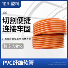 透明蛇皮管pvc纤维编织网管双线网线花园浇水管pvc纤维软管定制