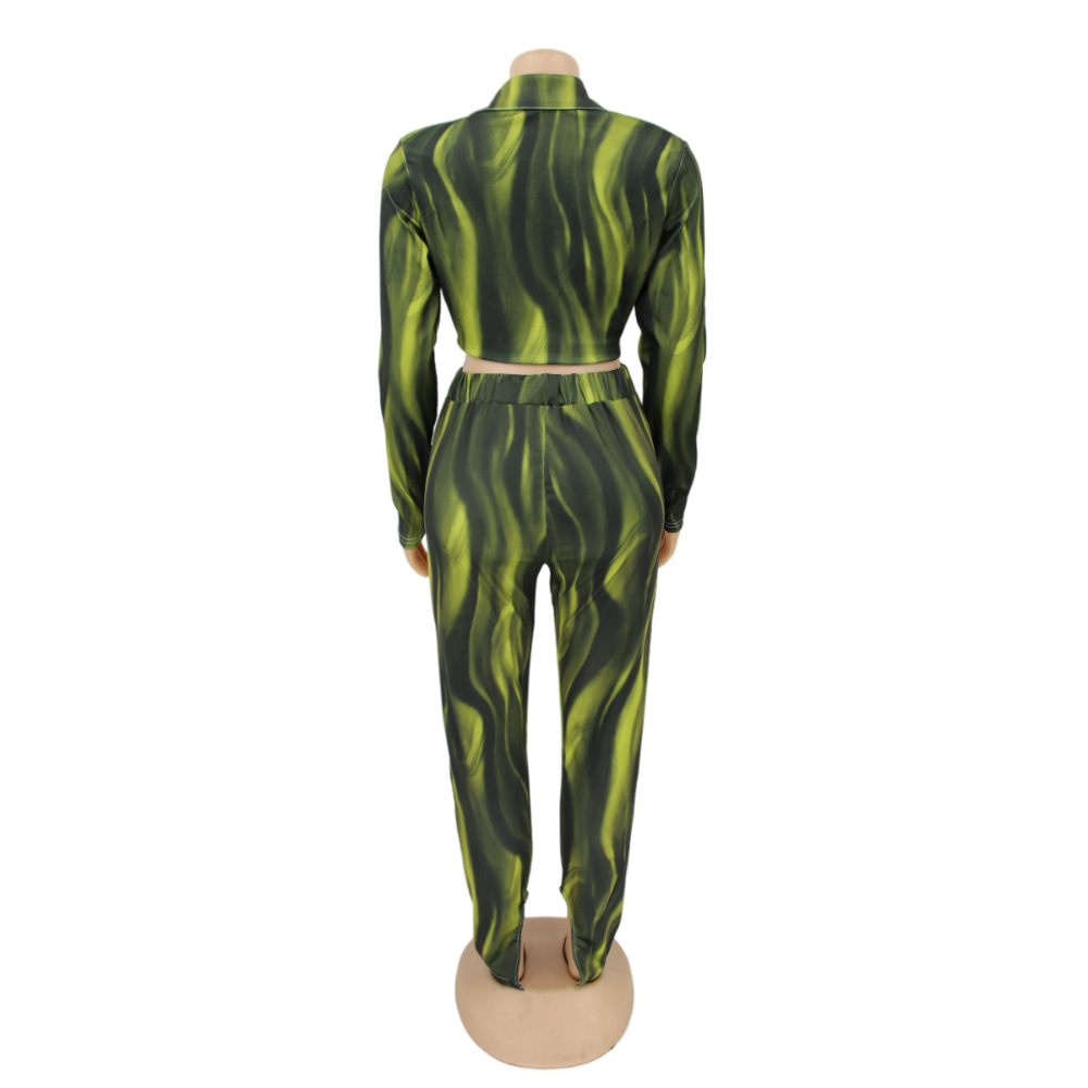Women Clothing Special Top Product Special Printing High Elasticity Sexy Suit