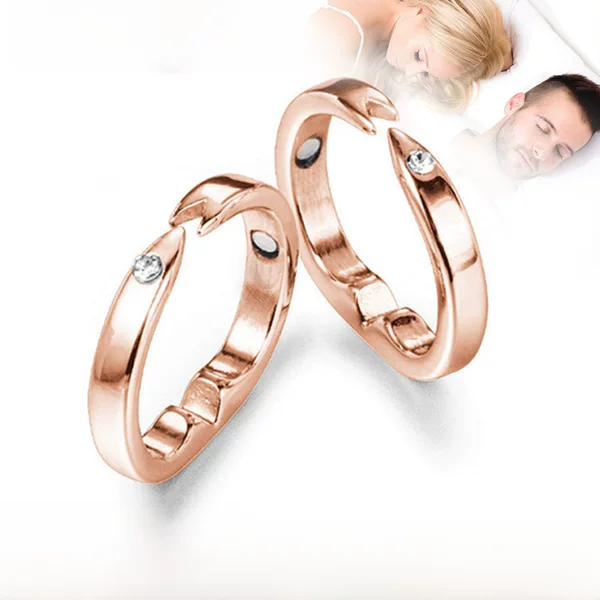 Cross-border Explosions Accessories Opening Anti-snoring Ring Health Care Ring Anti-snoring Ring Anti-snoring Magnetic European and American Ring