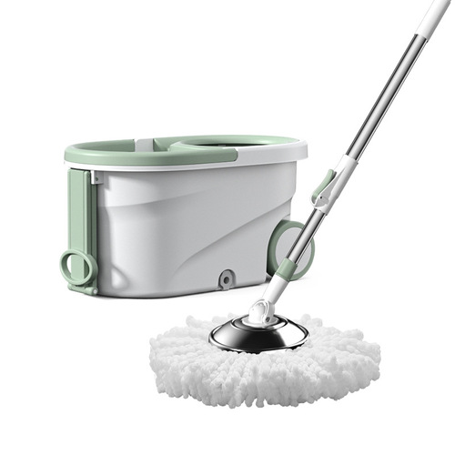 Household rotating mop bucket hand-washable lazy absorbent replacement mop dry and wet tiles wooden floor mop clean mop