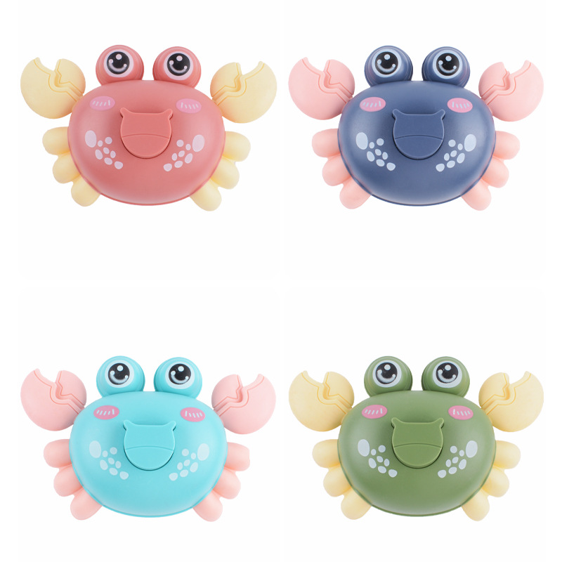 Prensa divertido cangrejo coche de juguete para niños Tire hacia atrás deslizamiento inercia dibujos animados animal juguete coche puesto al por mayor