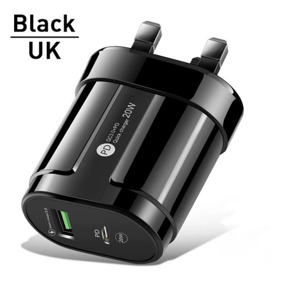 Новый макаронный цвет PD-подзарядка USB+PD быстрая зарядка электрическая головка A+C двойной порт адаптер для мобильного телефона