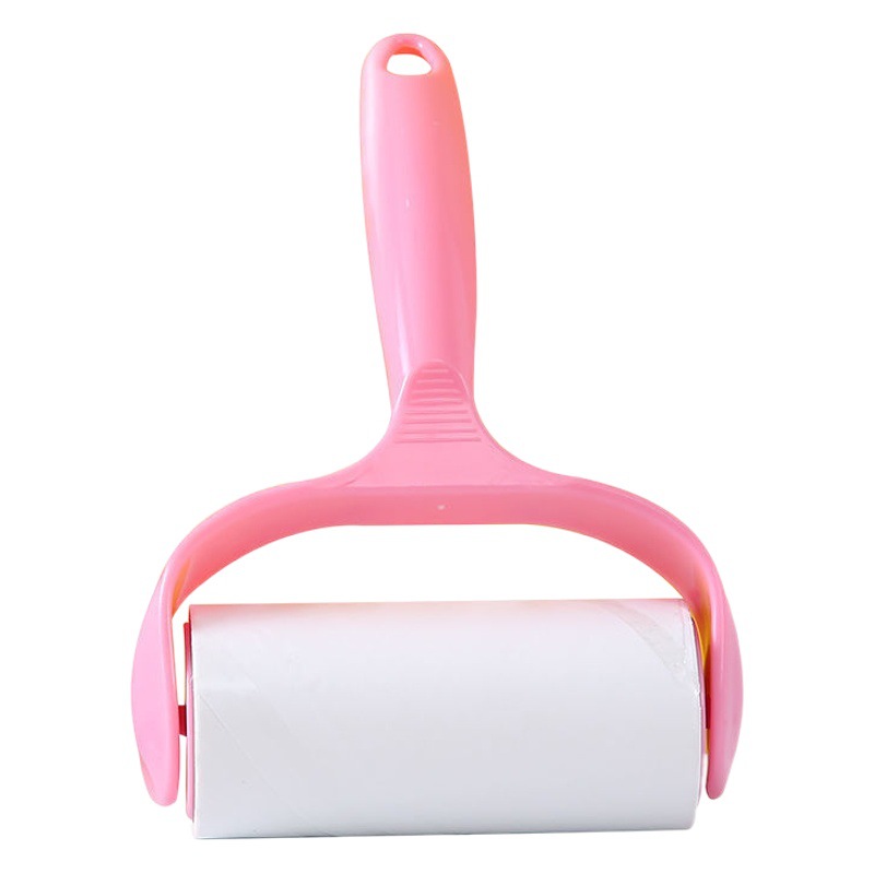 Removedor de pelusa rodillo desgarrable removedor de pelo del hogar ropa de papel pegajoso cepillo de rodillo removedor de pelo que se pega artefacto