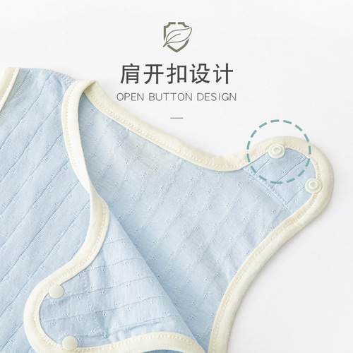 Summer thin infant jumpsuit, sleeveless coverall, baby jacquard closed triangle crawl suit, newborn belly protector