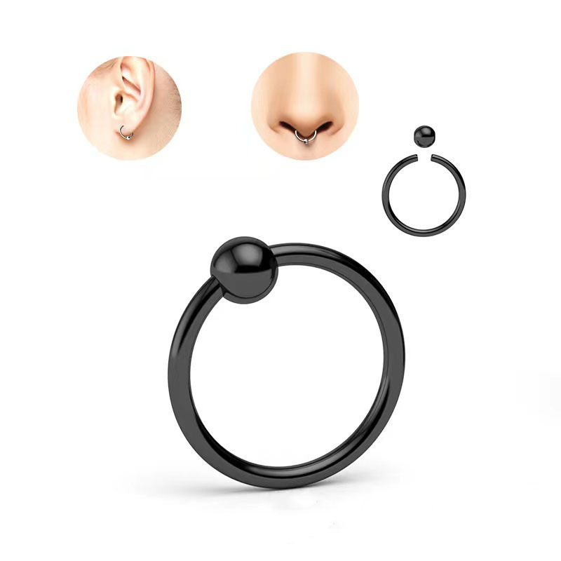 Piercing barbell de acero inoxidable para lengua y labio_voghion.com