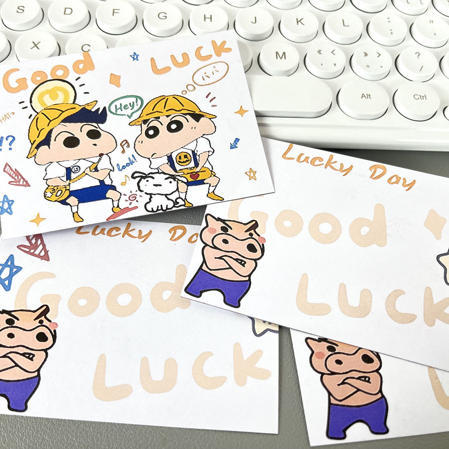 [노란문자 7*10cm] 짱구는 못말려 엽서