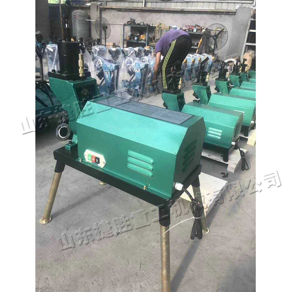 máquina de rodadura de tubería hidráulica automática máquina de rodadura de tubería de acero pequeña máquina de rodadura de tubería de acero conexión de tubería de agua del grifo equipo de ranura