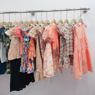 Summer Children's Dress Set with Pants from the Strawberry Family Brand, Wholesale for Clearance