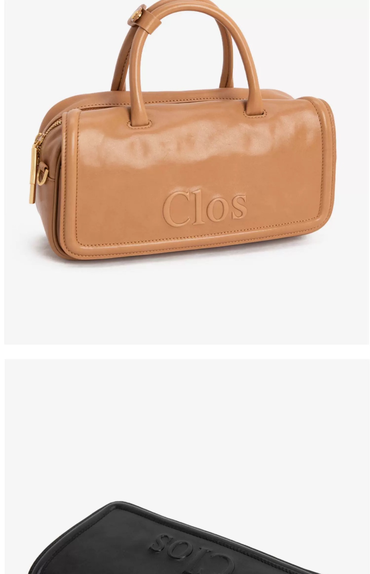 Borsa a spalla in vera pelle retro a cuscinetto da donna_voghion.com