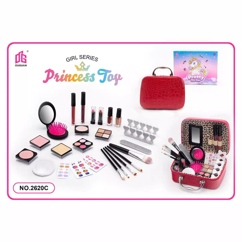 跨境儿童化妆品DIY美甲指甲油套装女孩玩具过家家美甲彩妆玩具|undefined