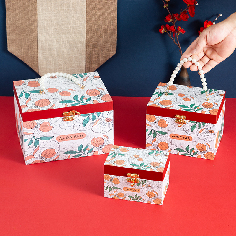 플립 진주 휴대용 상자 * 대형 23*18*15cm