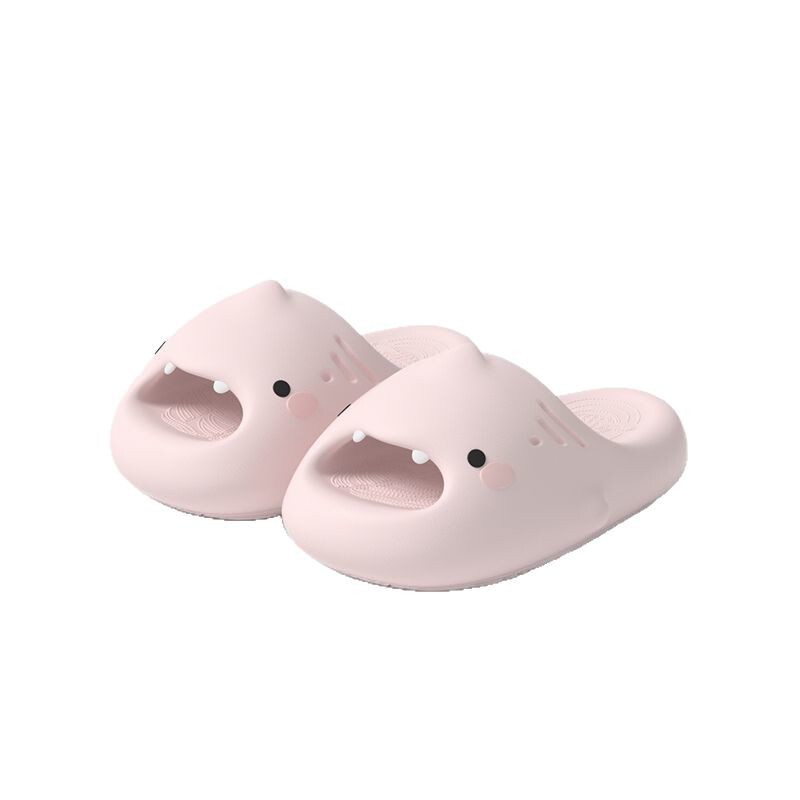 2025 新 PVC うんち踏みスリッパ親子着用サメ漫画スリッパ家庭用屋外着用親子着用サンダル|undefined