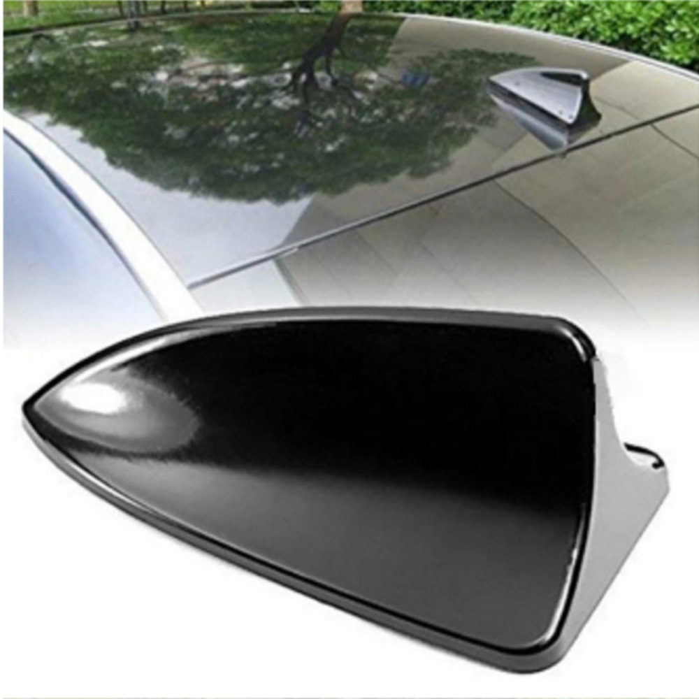 Suitable for Suv Truck Shark Fin Car Antenna (with Adhesive Base) Black Radio Antenna