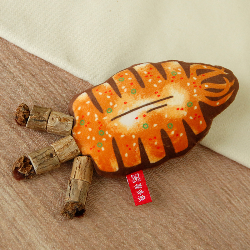 Nuevos productos juguetes para gatos huesos de pescado Mutian Polygonum imitación de pescado rechinar los dientes