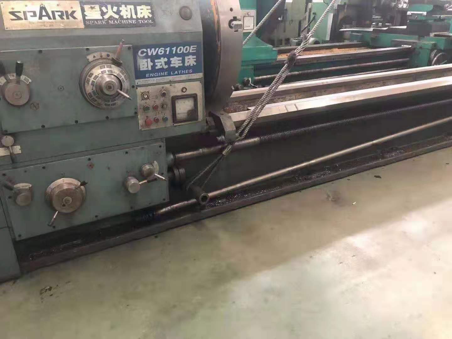 处理二手星火CW61100E卧式车床二手卧车二手星火8米车床