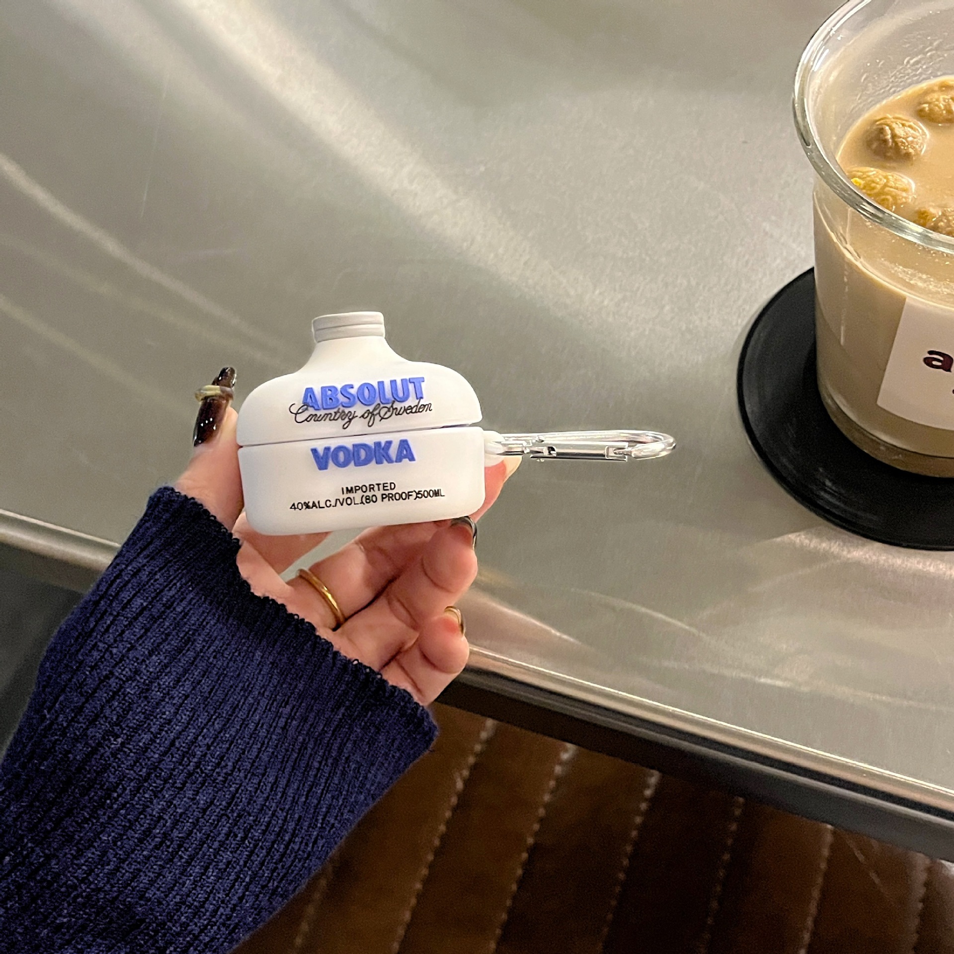 適用三星Galaxy Buds FE無線藍牙耳機保護套立體硅膠創意酒瓶buds