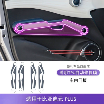 Plus Car Interior Gear Shift: Car interior film - 22-25-byd-yuan-plus-interior-door-panels