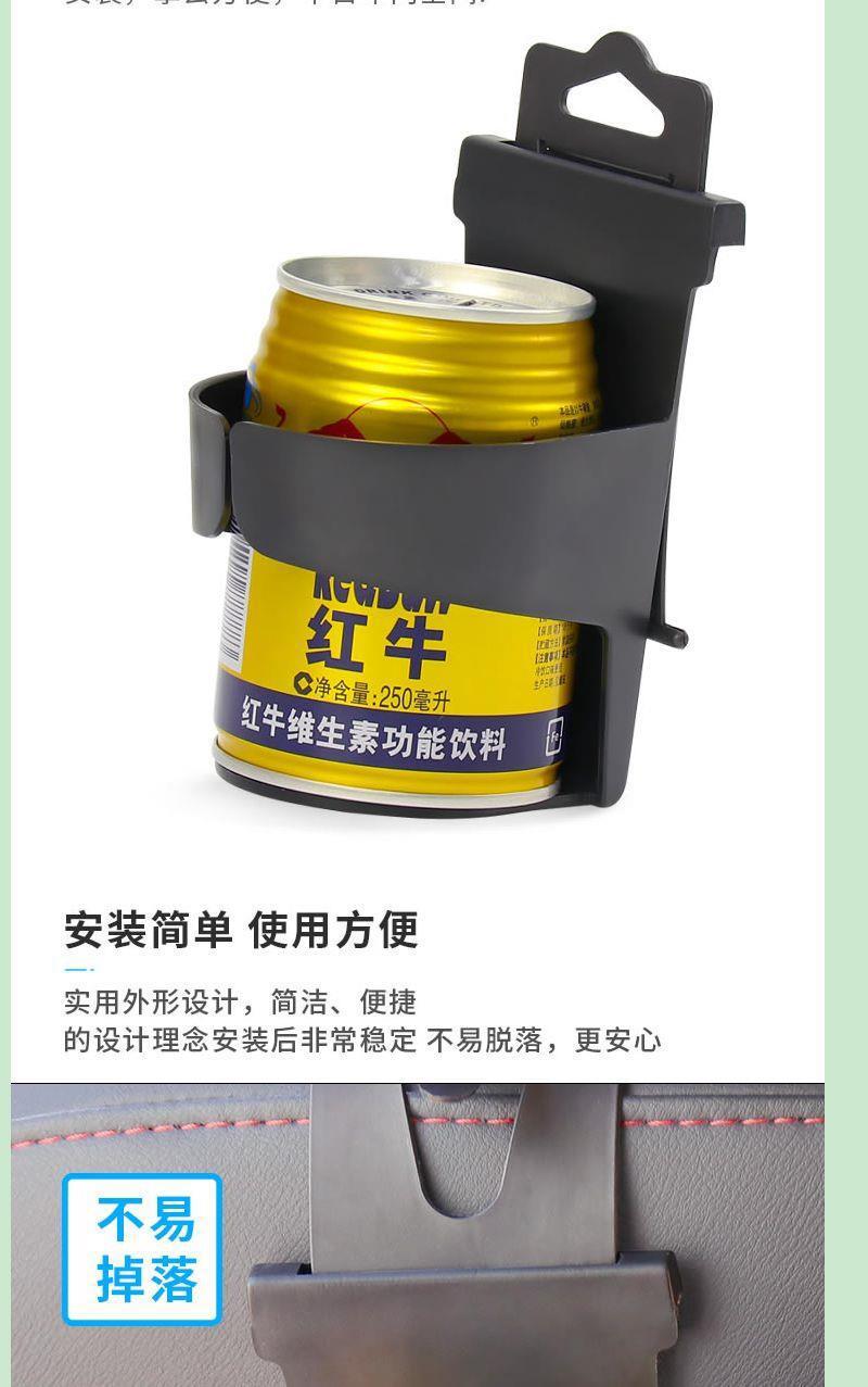 Car Door-Side Ashtray, Hanging Car Cup Holder, Multifunctional In-Car Ashtray with Led Night Light