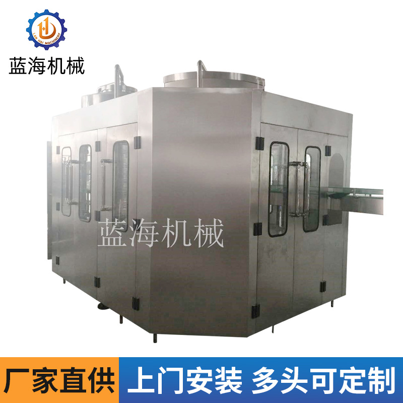 厂家供应全自动灌装机 2-5升纯净水山泉水冲洗灌装封口三合一体机