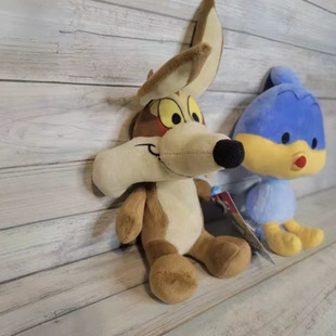 Looney Tunes Wile E. Coyote +Roadrunner Chibi ACME Plush��