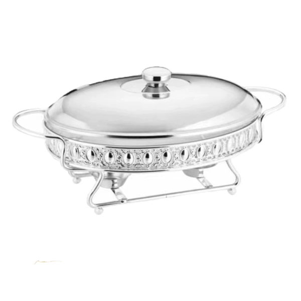 2.5L lace egg shape/silver