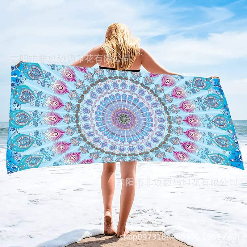 Oversized Swimming Pool Bath Towel, Absorbable Fast Dry Light Camping Travel Towels, Women Beach Gift