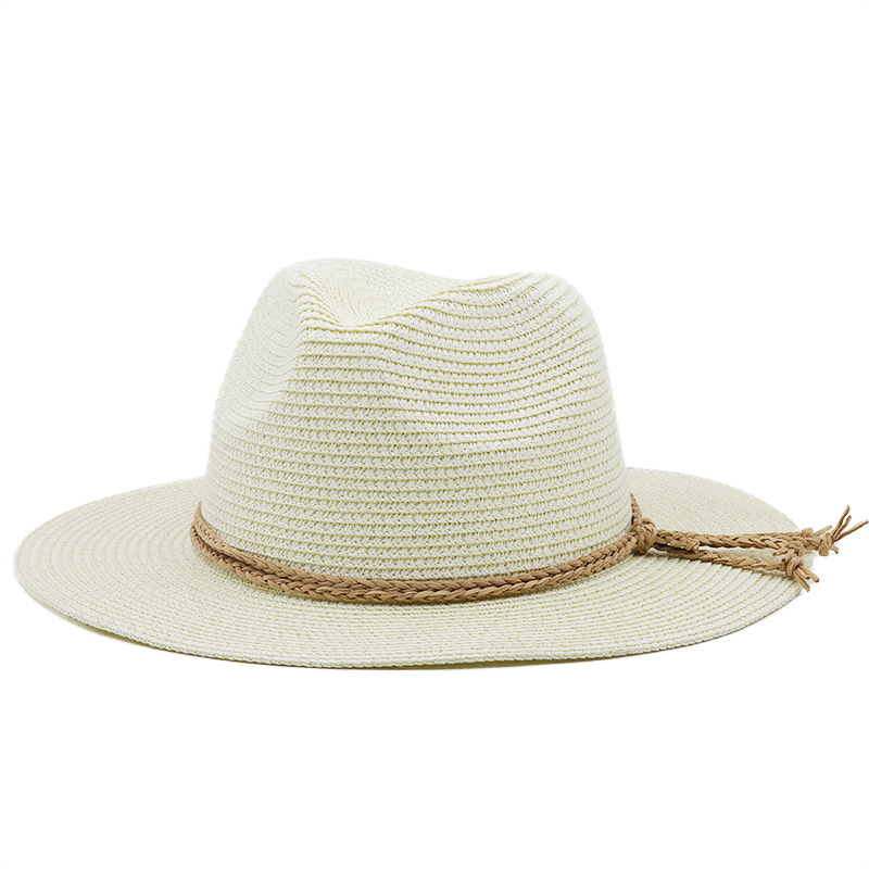 Women'S Gender Simple Style, Classic Style Style Flat Eaves Rim Women's Simple Style Classic Style Bow Knot Flat Eaves Straw Hat