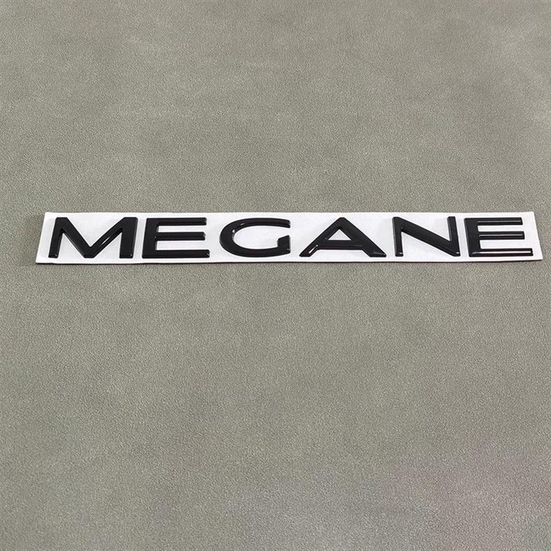 Suitable for Renault MEGANE, English modified trunk letter emblem, rear emblem sticker