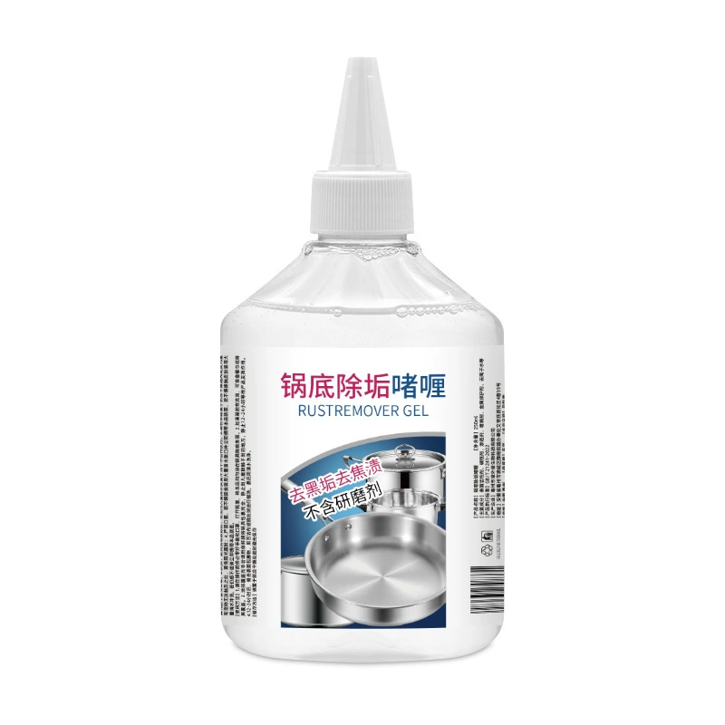 Гель дно кастрюли удаляет черный агент тяжелый масляный кокс черный горшок средство для удаления накипи из нержавеющей стали керамический стеклянный дно кастрюли черный грязь