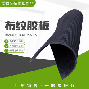 Cloth Texture Rubber Sheet Custom Manufacturer Wholesale Production of Anti-Slip Rubber Mat Industrial Rubber Mat Coarse Cloth Texture Rubber Sheet
