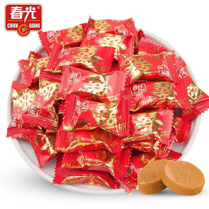 包郵便冠生園大白兎キャラメル卸売り牛乳グミ結婚喜糖多種類の味バラキャンディー間食|undefined