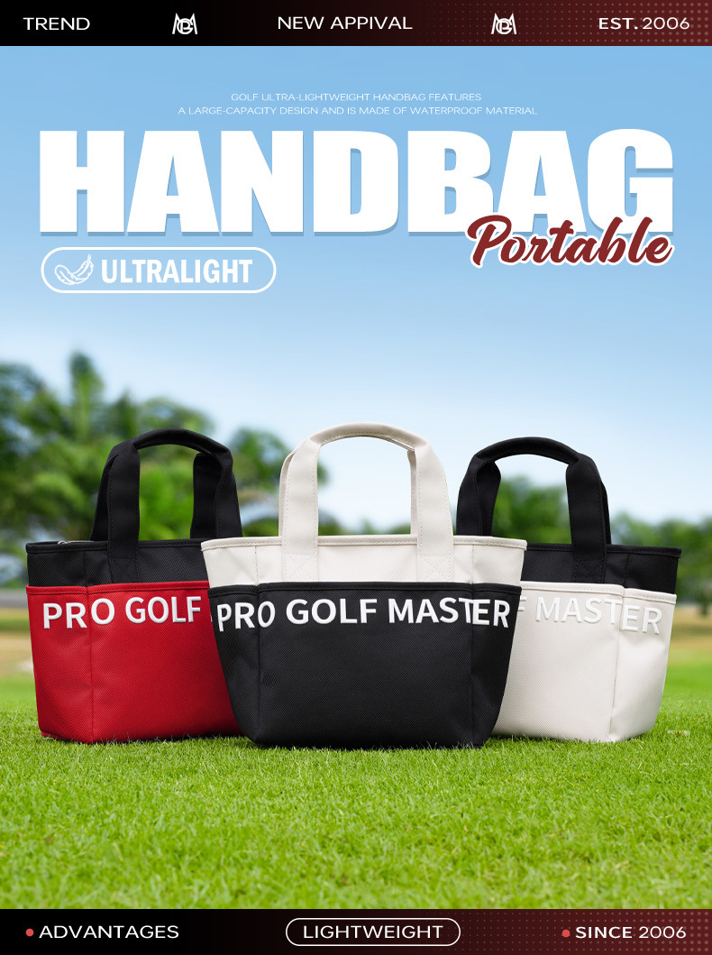 Túi tote golf PGM siêu nhẹ chống nước dung tích lớn — Màu đen [siêu nhẹ và di động/không thấm nước/dung lượng lớn] SOB019, Màu be [siêu nhẹ và di động/không thấm nước/dung lượng lớn] SOB019, Màu đỏ [siêu nhẹ và di động/không thấm nước/dung lượng lớn] SOB019 chi tiết 3