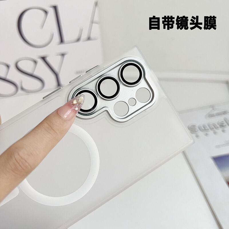 适用三星A56磁吸手机壳GalaxyA55 5G肤感A16磨砂S25防摔A36保护套|undefined