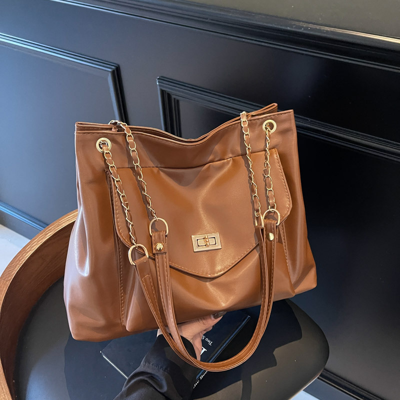 Bolso de hombro retro para mujer 2024 invierno nuevo bolso de mensajero de salida de gran capacidad bolso de cadena bolso de la mujer