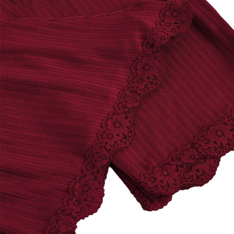 카미솔 반바지 바지 파자마 여성 슬림 핏 세트 국경 간 레이스 3 종 세트 폭발