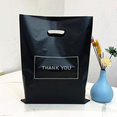 新しい対外貿易クロスボーダーthankyouプラスチック手提げ袋服装店プレゼント包装卸売りスポット100個