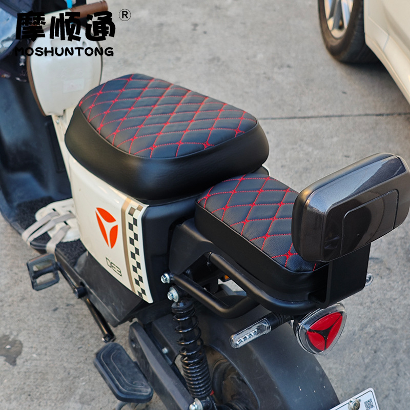 New National Standard Electric Vehicle Seat Cover, Warm and Sun-Protective, Suitable for Yadea, Aima, Tailing, Shenyuan, Xinri Electric Vehicles