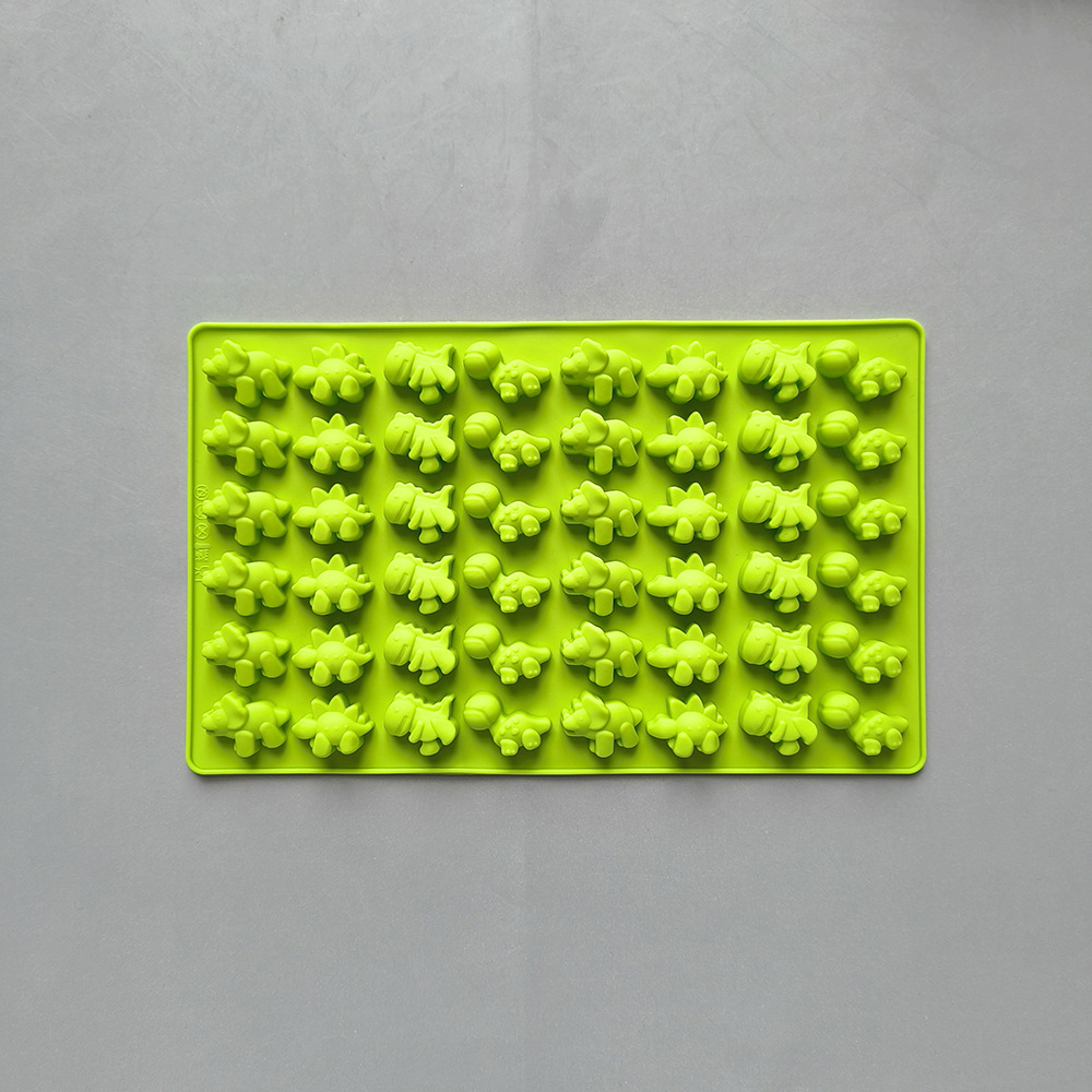 48 incluso pequeño dinosaurio 132 molde de silicona de caramelo DIY caramelo chocolate galleta pastel decoración plug-in