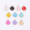 Metal accessory, pendant with letters, chain, English letters, wholesale