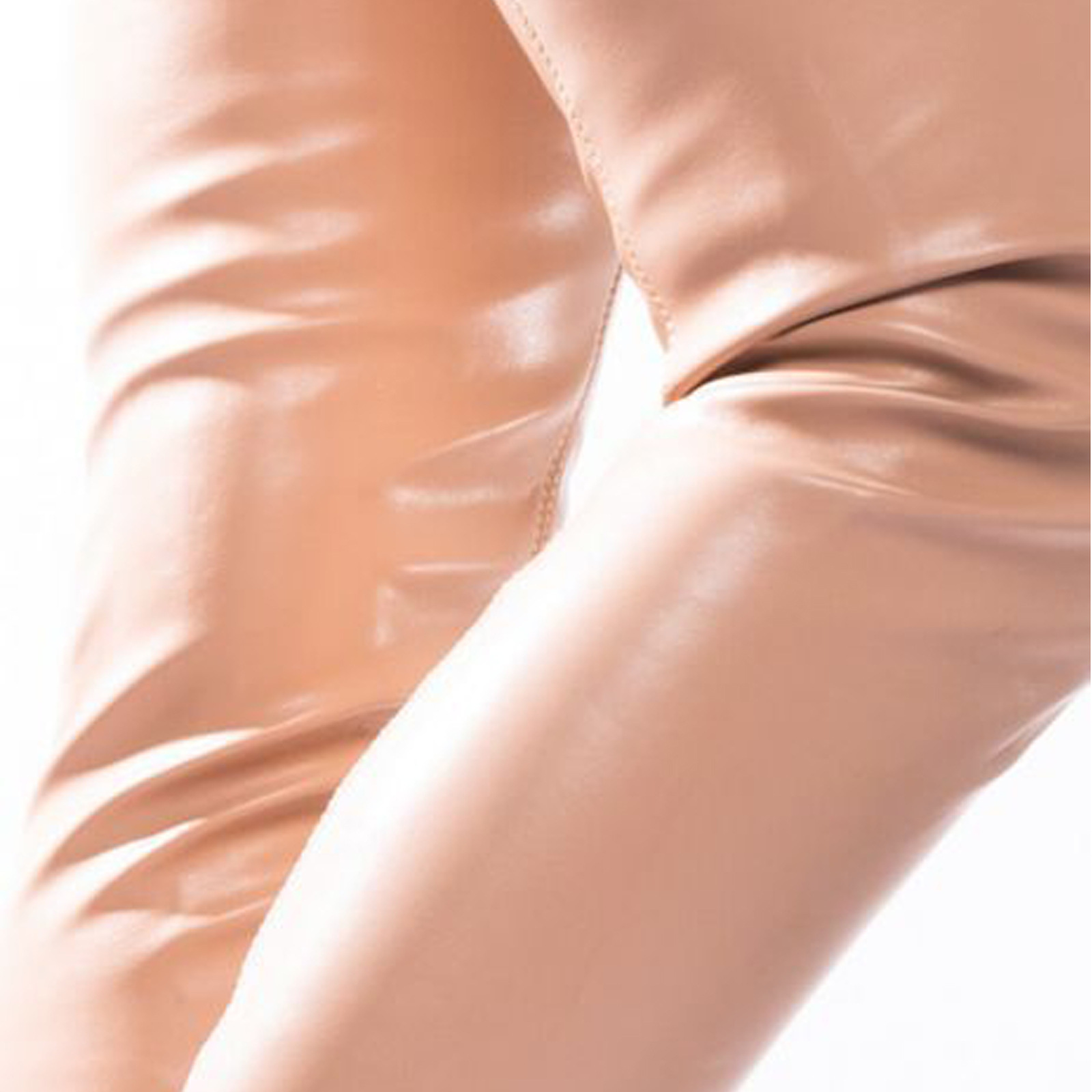 Women's Shoes mid heel retro round toe 40 43 zipper PU leather long boots women boots_voghion.com