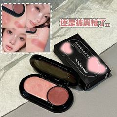 HERORANGE双色多用膏珠光哑光眼影裸妆腮红高光提亮胭脂膨胀色783