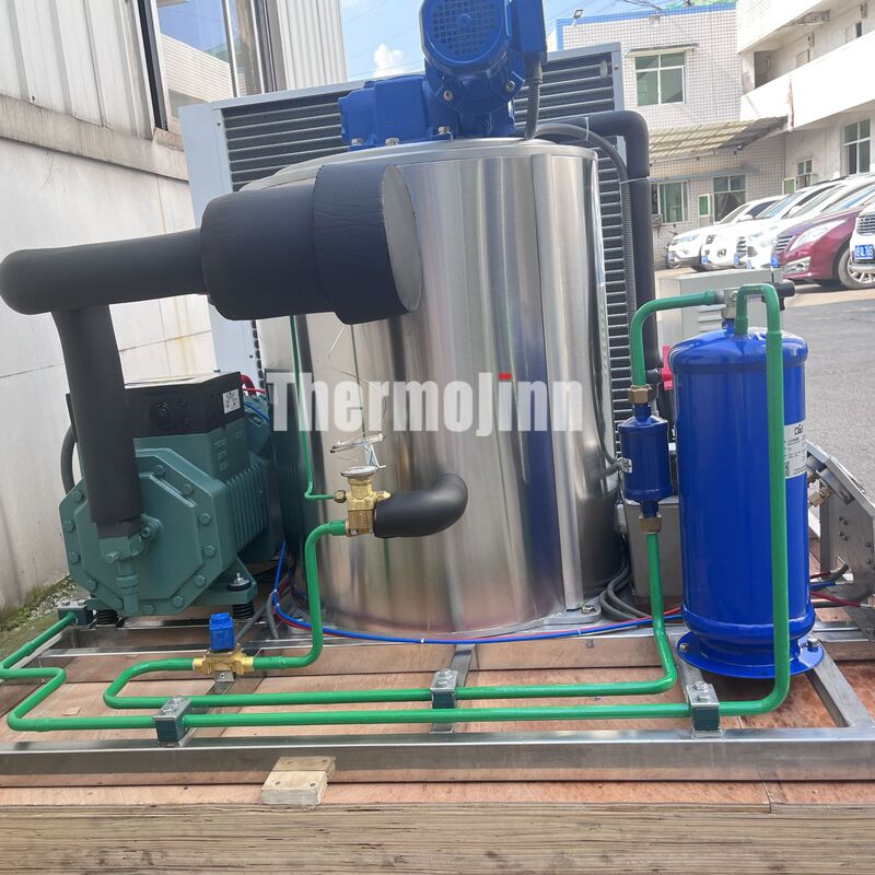 Thermojinn, a Chinese-Made Energy-Saving Flake Ice Machine with a Daily Production Capacity of 10 Tons, Is Stable, Reliable, and Has Low Operating Costs Thermojinn, a Chinese-Made Energy-Saving Flake Ice Machine with a Daily Production Capacity of 10 Tons, Is Stable, Reliable, and Has Low Operating Costs