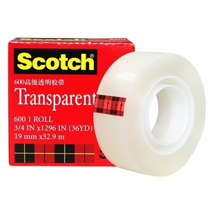 3M scotch 600 Tape scotch Transparent Baige Tape Office Supplies Stationery