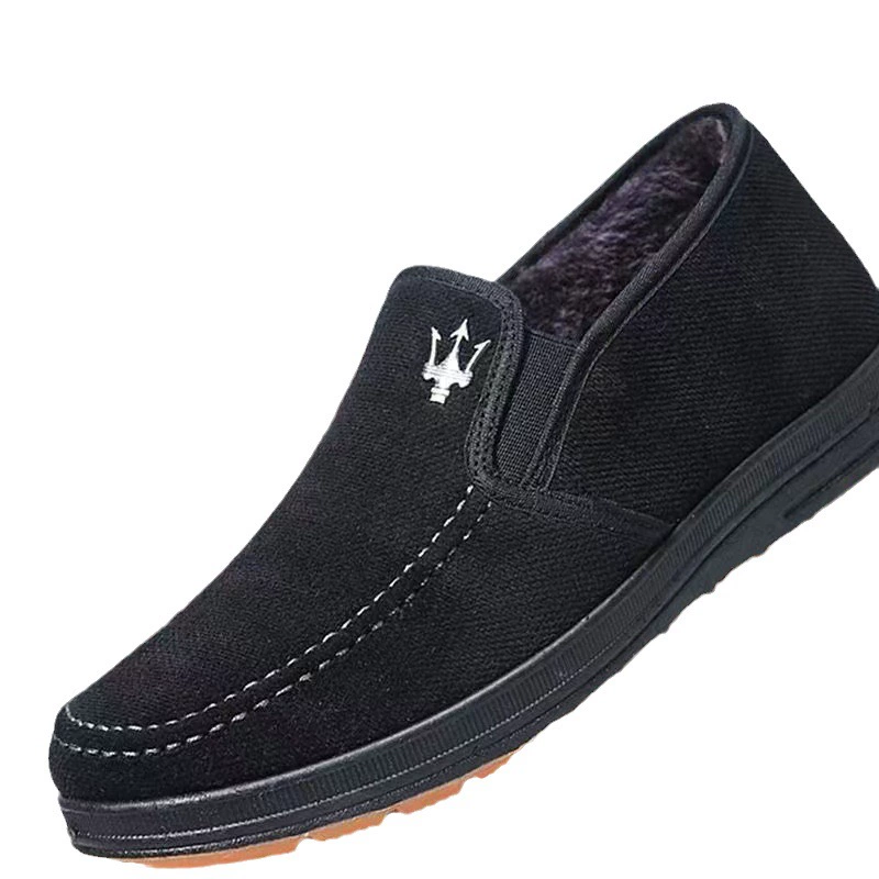 Winter warm universal non-slip wear-resistant shoes for leisure, for middle age, for import, wholesale